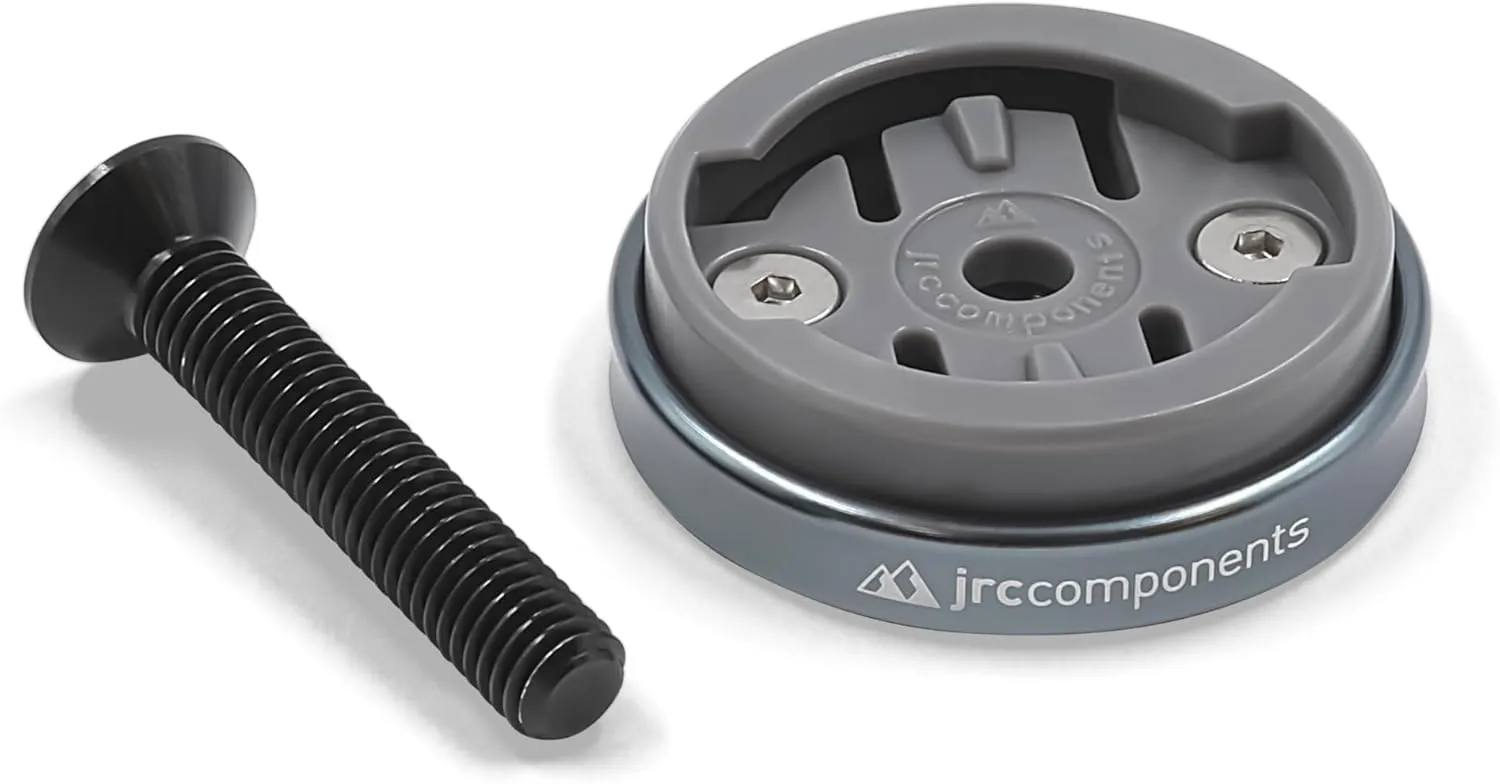 JRC Components Enkei Top Cap Bike Stem Mount | Compatible with All Models of Wahoo Elemnt GPS Devices | Lightweight CNC 6061-T6 Aluminium Body | Suitable for use with 1 1/8" Headset Gunmetal