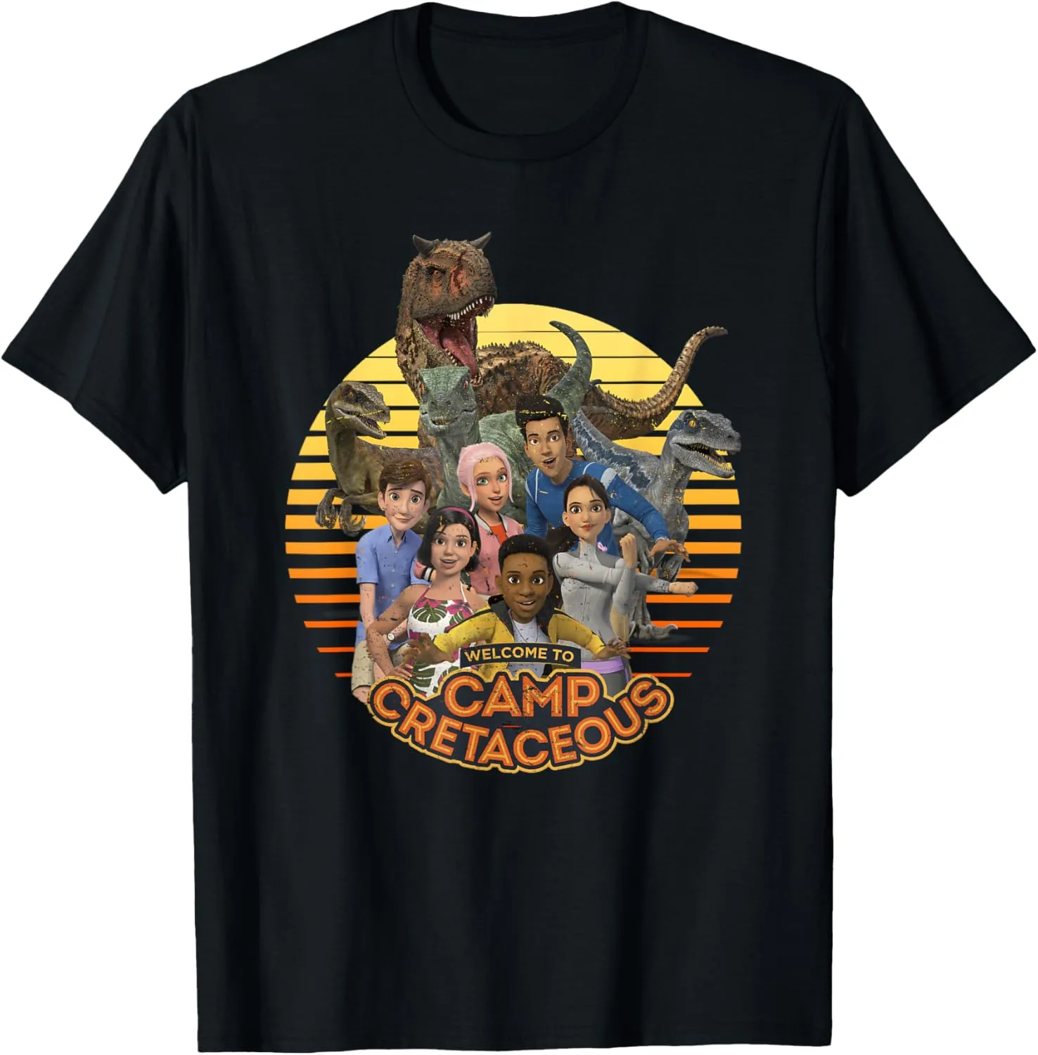 Jurassic World: Camp Cretaceous Group Shot Welcome T-Shirt