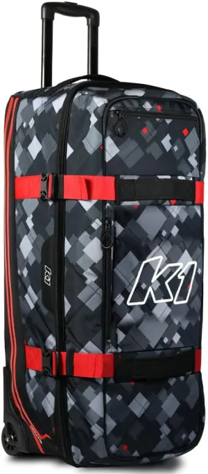 K1 Nomad II Lifestyle Large Roller Gear Bag - Black, Red, Grey, White