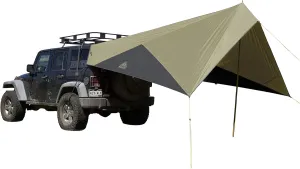 Kelty Waypoint Tarp, Car Camping and Tailgating Shelter, Universal Vehicle Mount