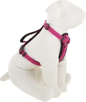 KONG Comfort Padded Chest Plate Dog Harness offered by Barker Brands Inc(Medium, Pink).