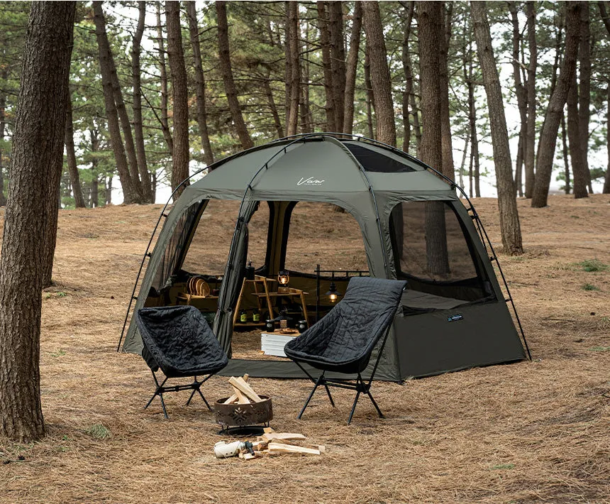 KZM VIVA DOME 3-4 person SHELTER PLUS