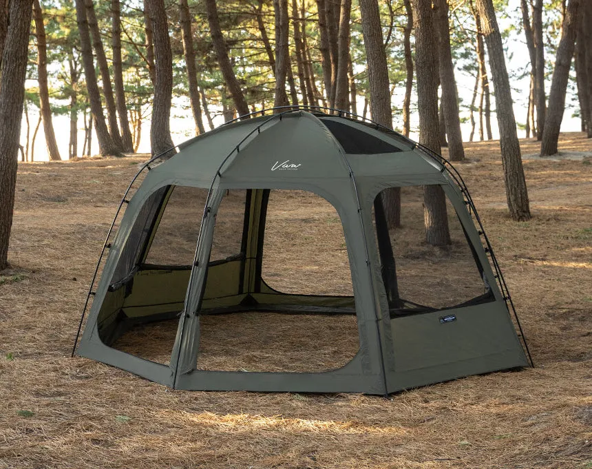 KZM VIVA DOME 3-4 person SHELTER PLUS