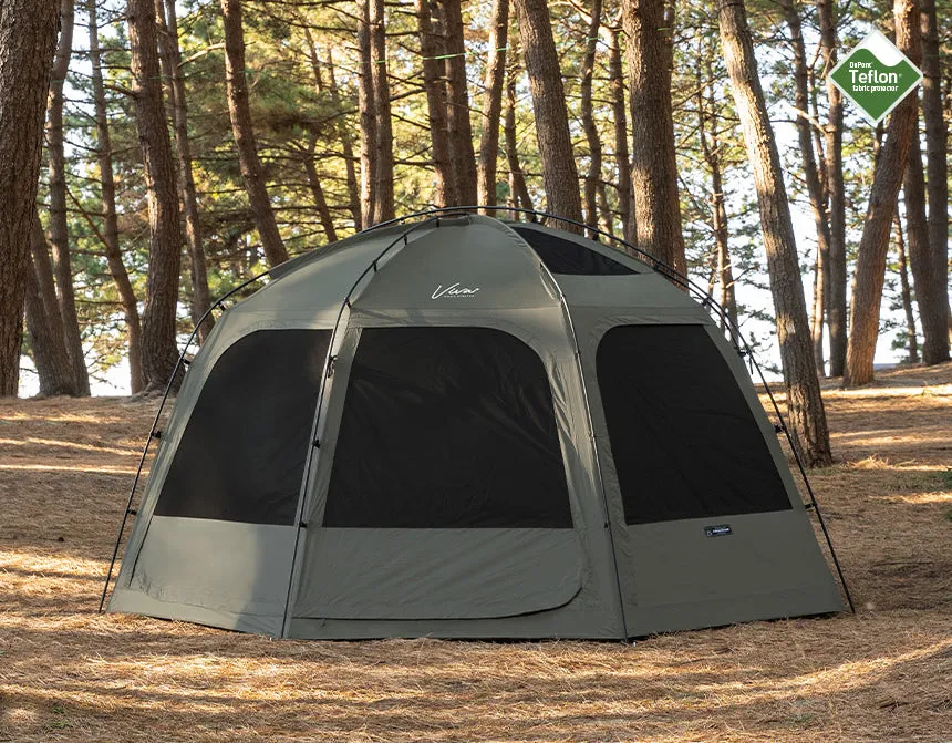 KZM VIVA DOME 3-4 person SHELTER PLUS