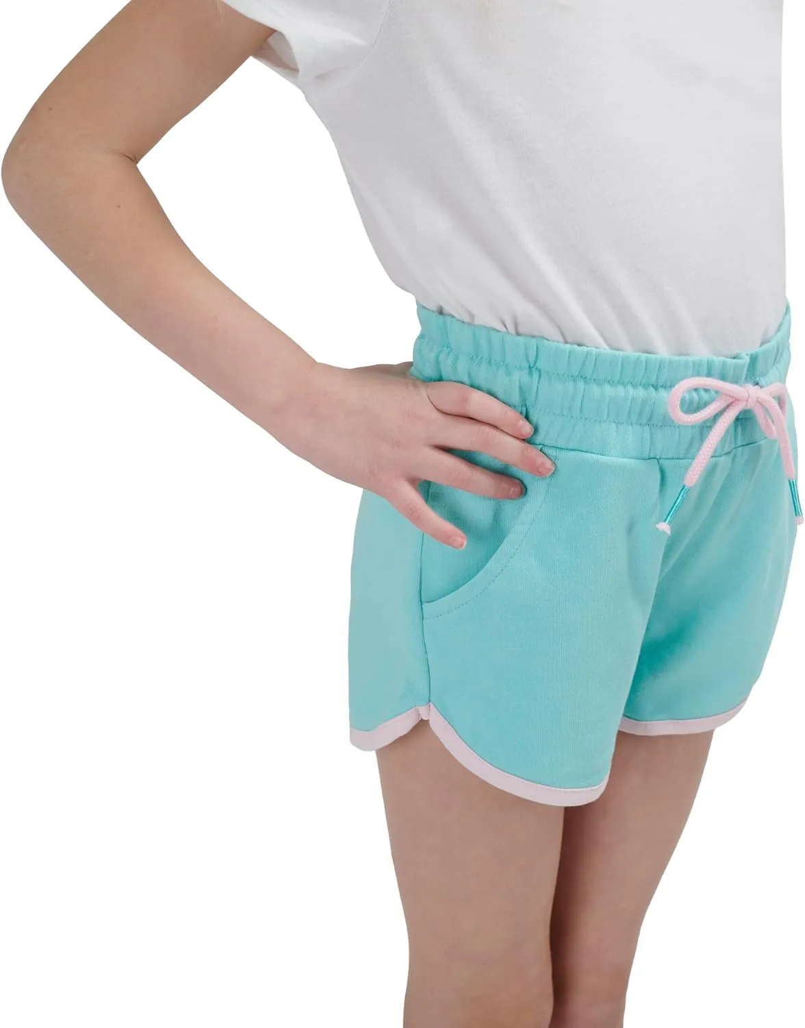 Lands' End Girls' Super Soft Stretch Waist Basic Camp Shorts (S-XXL)