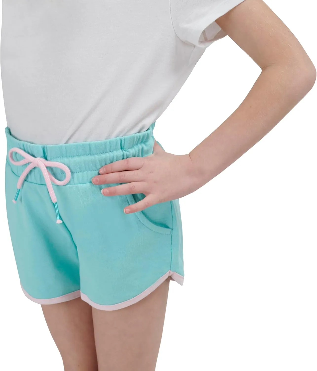 Lands' End Girls' Super Soft Stretch Waist Basic Camp Shorts (S-XXL)