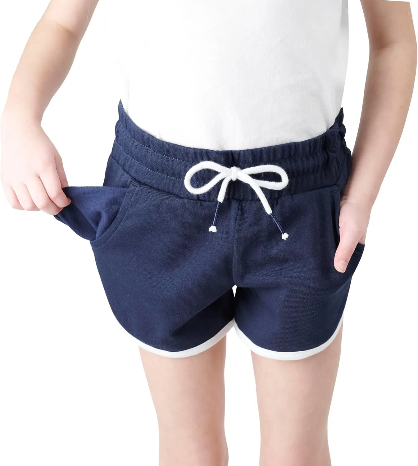 Lands' End Girls' Super Soft Stretch Waist Basic Camp Shorts (S-XXL)