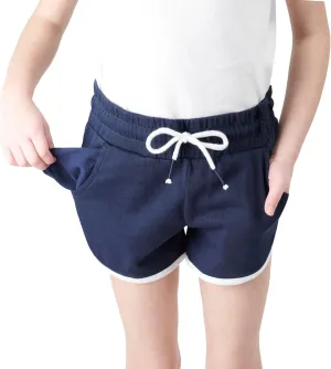 Lands' End Girls' Super Soft Stretch Waist Basic Camp Shorts (S-XXL)