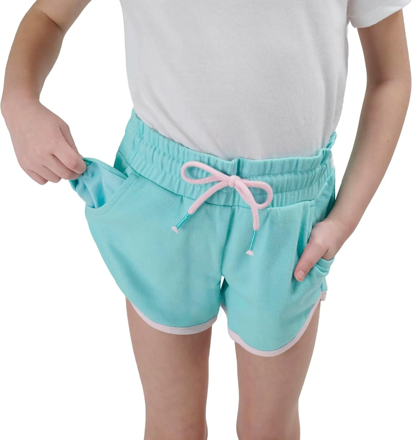 Lands' End Girls' Super Soft Stretch Waist Basic Camp Shorts (S-XXL)
