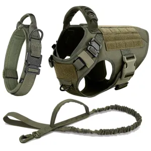 Large Dog Harness Collar- Adjustable & Breathable Vest