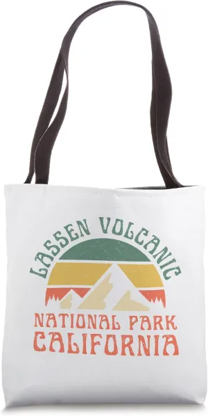 Lassen Volcanic California Hike Mountain Outdoors Tote Bag