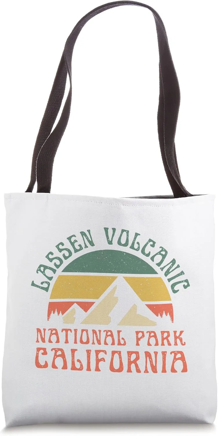 Lassen Volcanic California Hike Mountain Outdoors Tote Bag