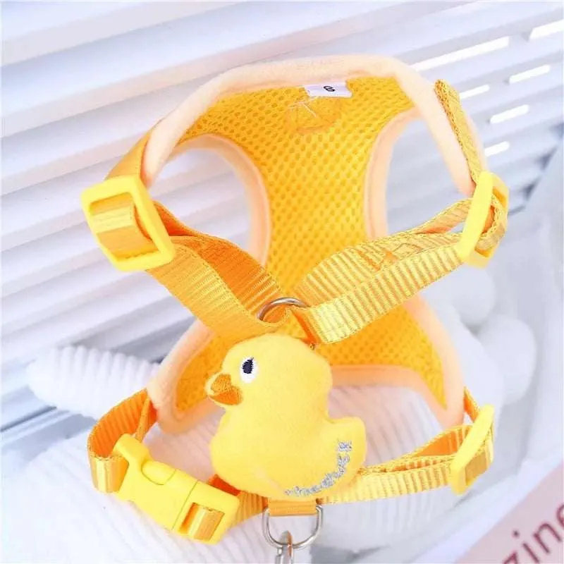Lightweight Pet Harness for Small Dogs - Cute Elephant Cartoon Design