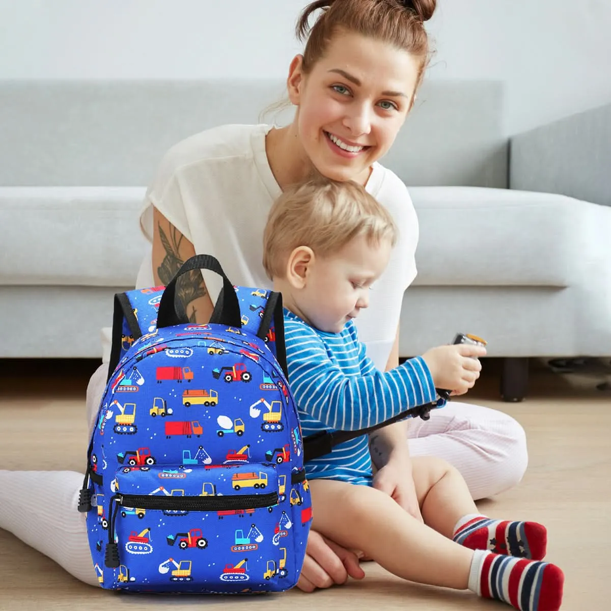 Lightweight Printed Kids’ School Backpack – For Grades 1-6