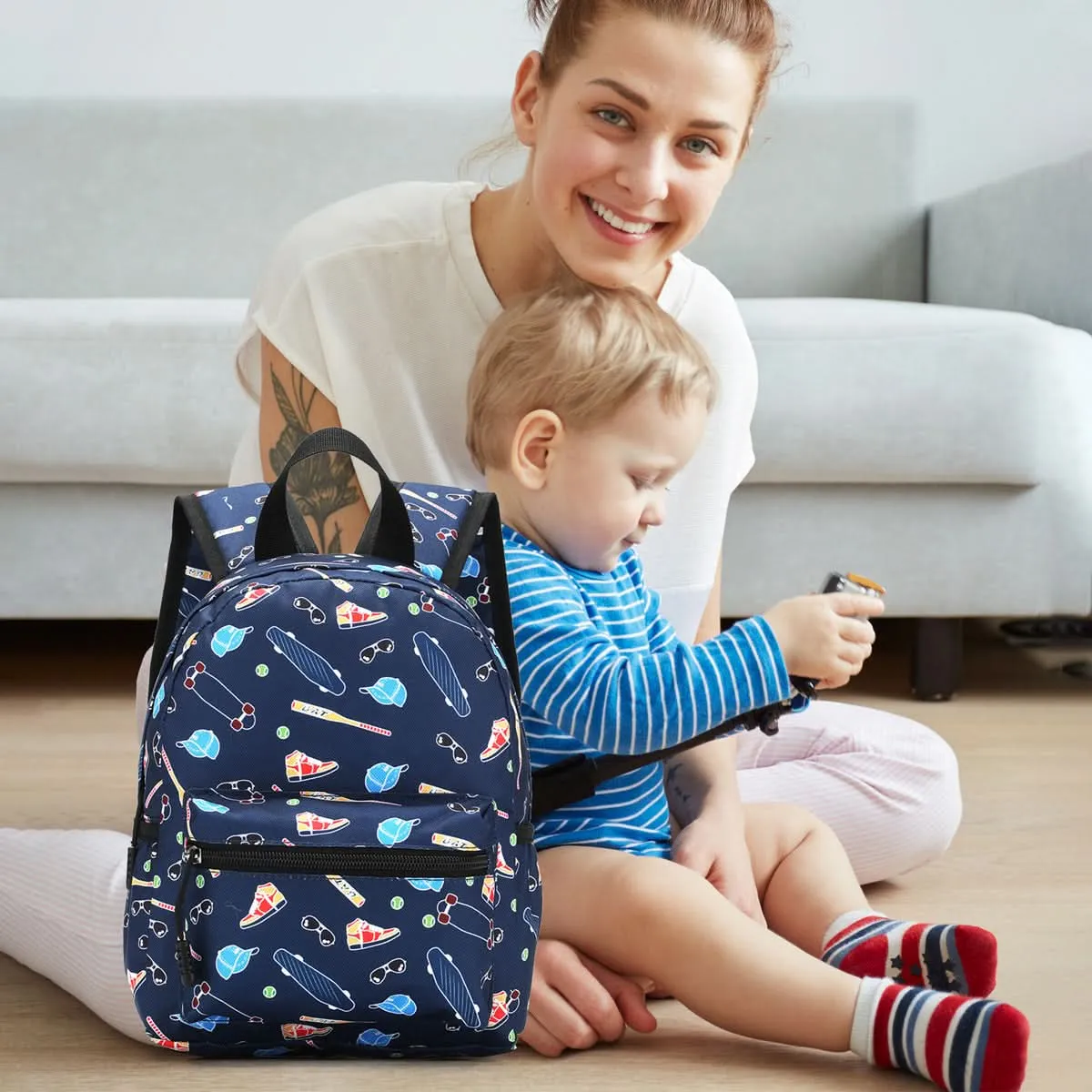 Lightweight Printed Kids’ School Backpack – For Grades 1-6
