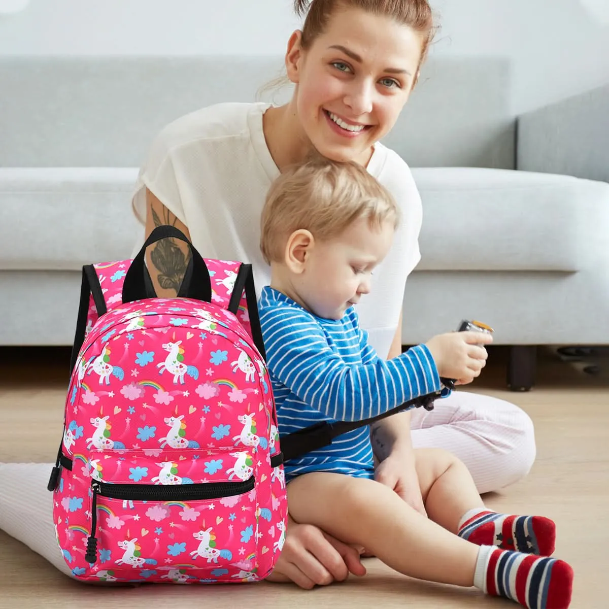 Lightweight Printed Kids’ School Backpack – For Grades 1-6