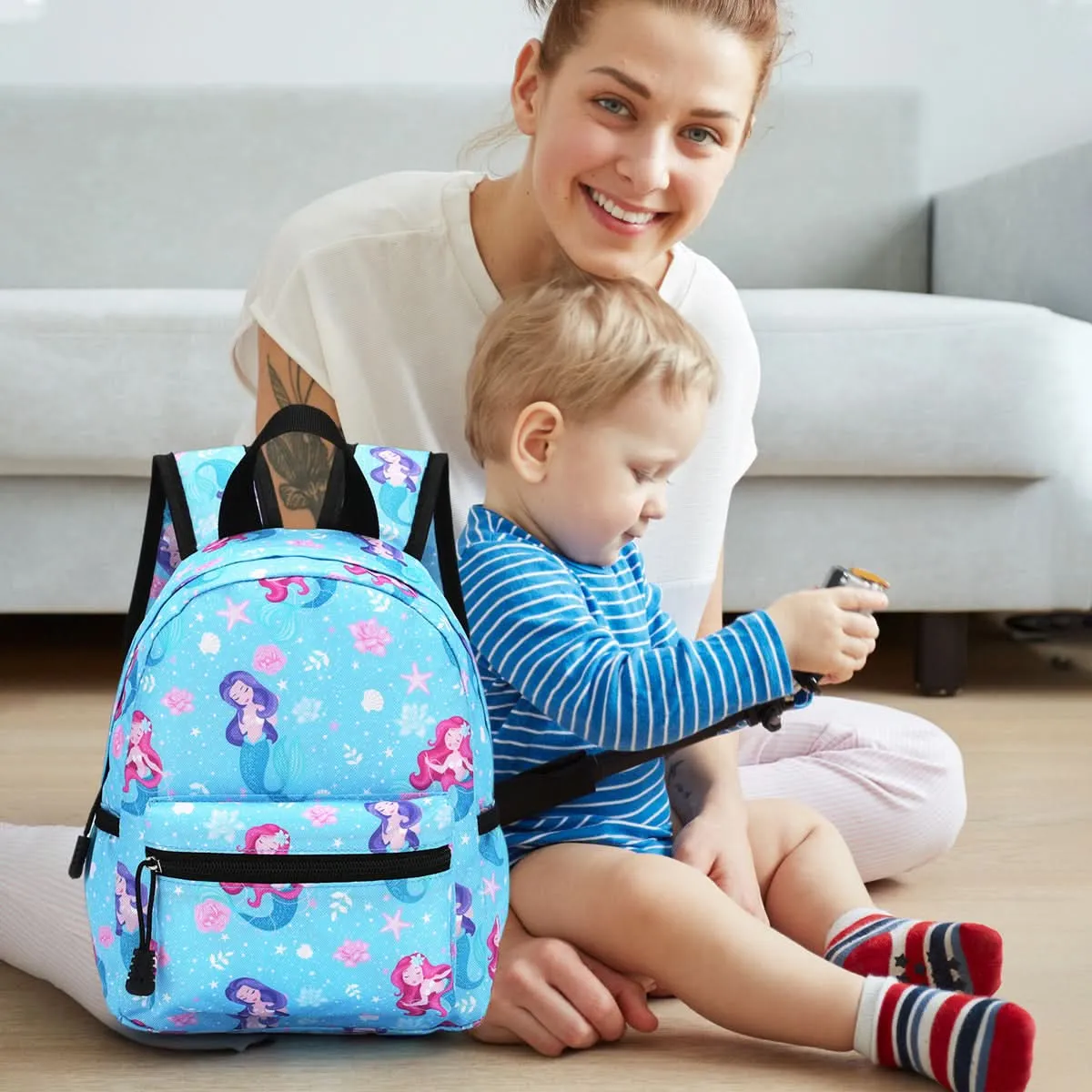 Lightweight Printed Kids’ School Backpack – For Grades 1-6