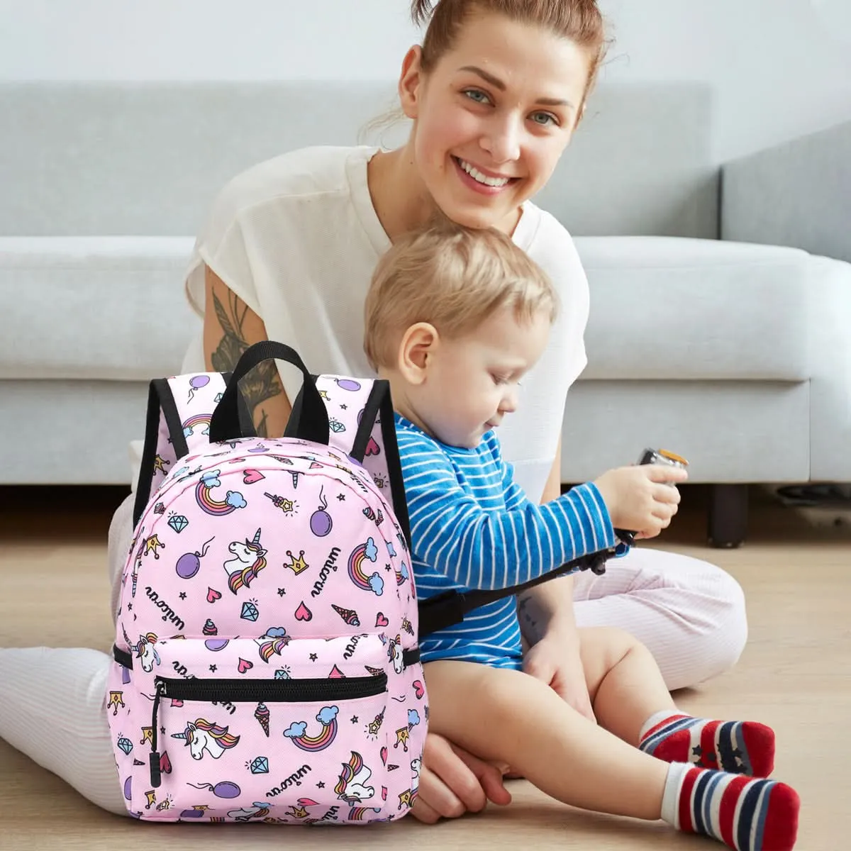 Lightweight Printed Kids’ School Backpack – For Grades 1-6