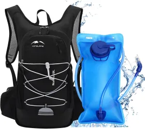 Madrigal Lightweight Hydration Backpack for Running & Hiking – Running Vest – 2L Water Bladder, Adjustable Fit, Breathable Mesh for Outdoor Sports & Activities