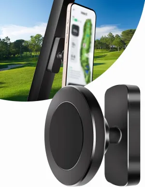 Magnetic Golf Cart Phone Holder, Strong N52 Magnets Phone Holder, Golf Cart Accessories for MagSafe iPhone 16 Pro Max Plus 15 14 13 12 Mini Fits EZGO Yamaha Club Car Yamaha, Icon, or Any Metal Surface