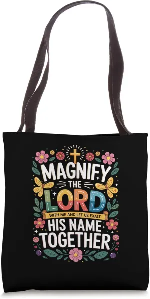 Magnify The Lord Christian VBS 2025 Christian Summer Camp Tote Bag