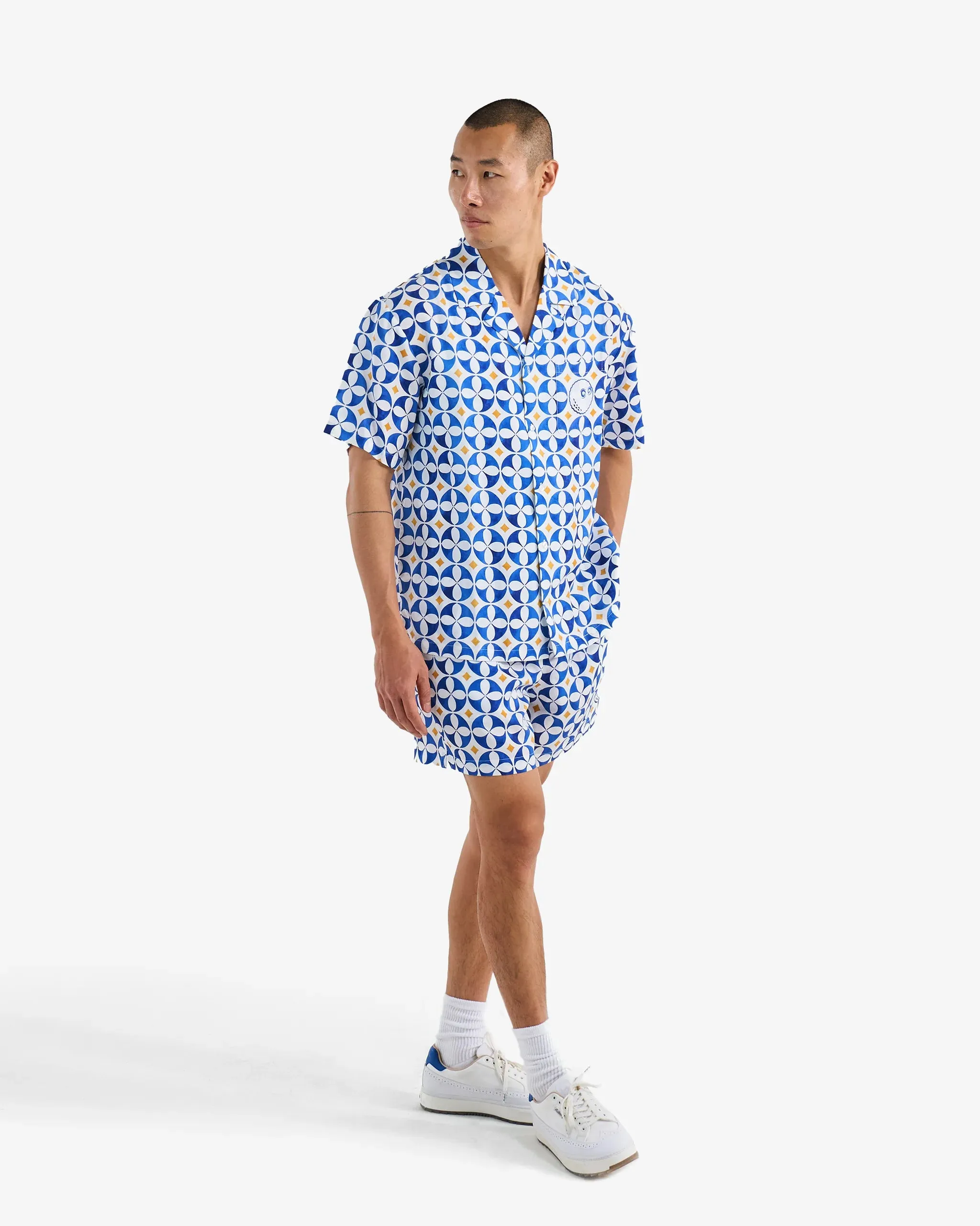 Malbon Riviera Camp Collar Shirt