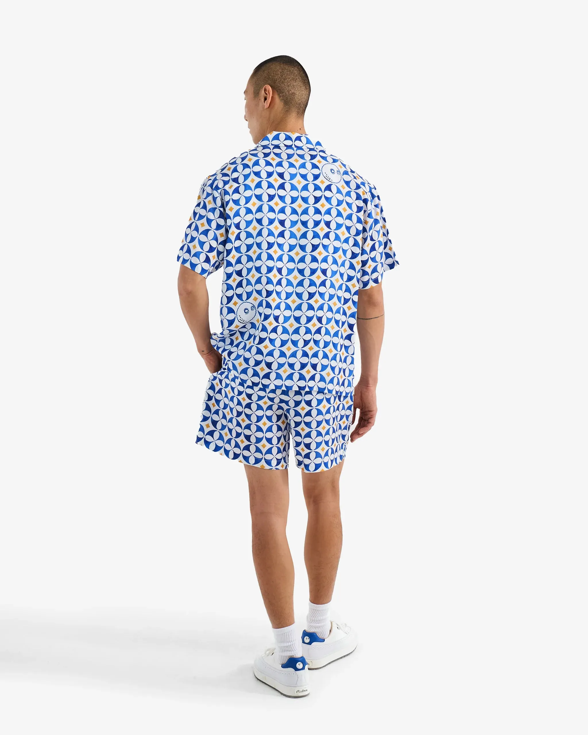 Malbon Riviera Camp Collar Shirt