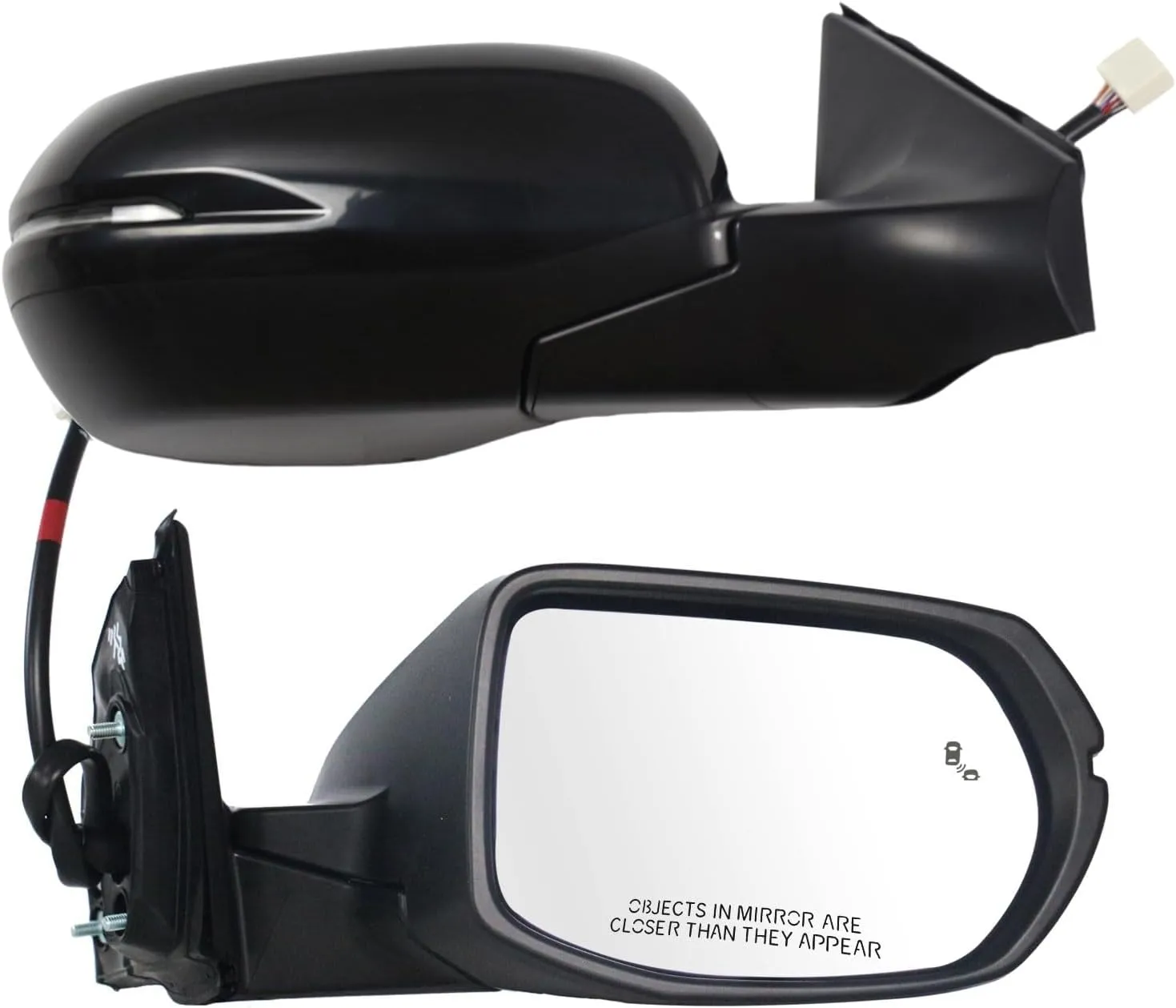 Marretoo for Honda CRV 2017-2022 Side Mirror Assembly Passenger Side for HONDA CRV Accessories 9pins | POWER SIGNAL HEAT BSM Replaces HO1321318(RH)