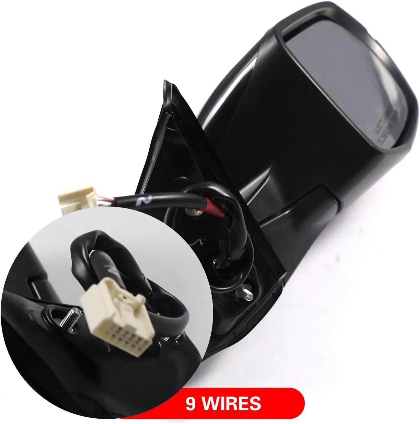 Marretoo for Honda CRV 2017-2022 Side Mirror Assembly Passenger Side for HONDA CRV Accessories 9pins | POWER SIGNAL HEAT BSM Replaces HO1321318(RH)