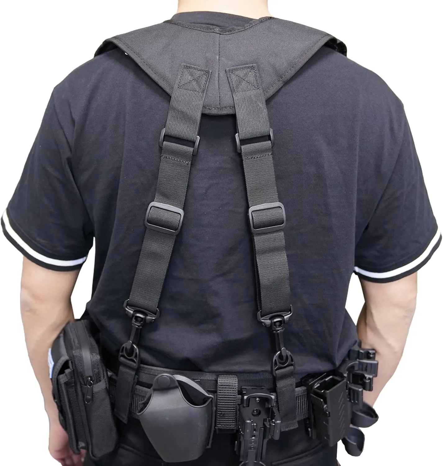 MELOTOUGH Tactical Suspenders for Duty Belt Harness,Police Suspenders Duty belt Padded Adjustable