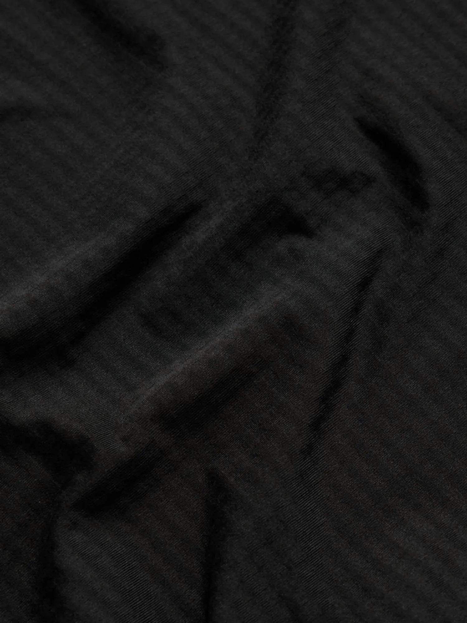 Men's Lightweight Grid Tech Fleece Pullover In Black