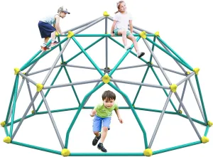 Merax 13FT Climbing Dome, Outdoor Dome Climber for Kids 3-10 Supporting 1000 lbs, Easy Assembly Playground Jungle Gym Backyard Play Equipment