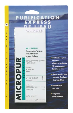 Micropur MP1 Purification Tablets (package of 30)