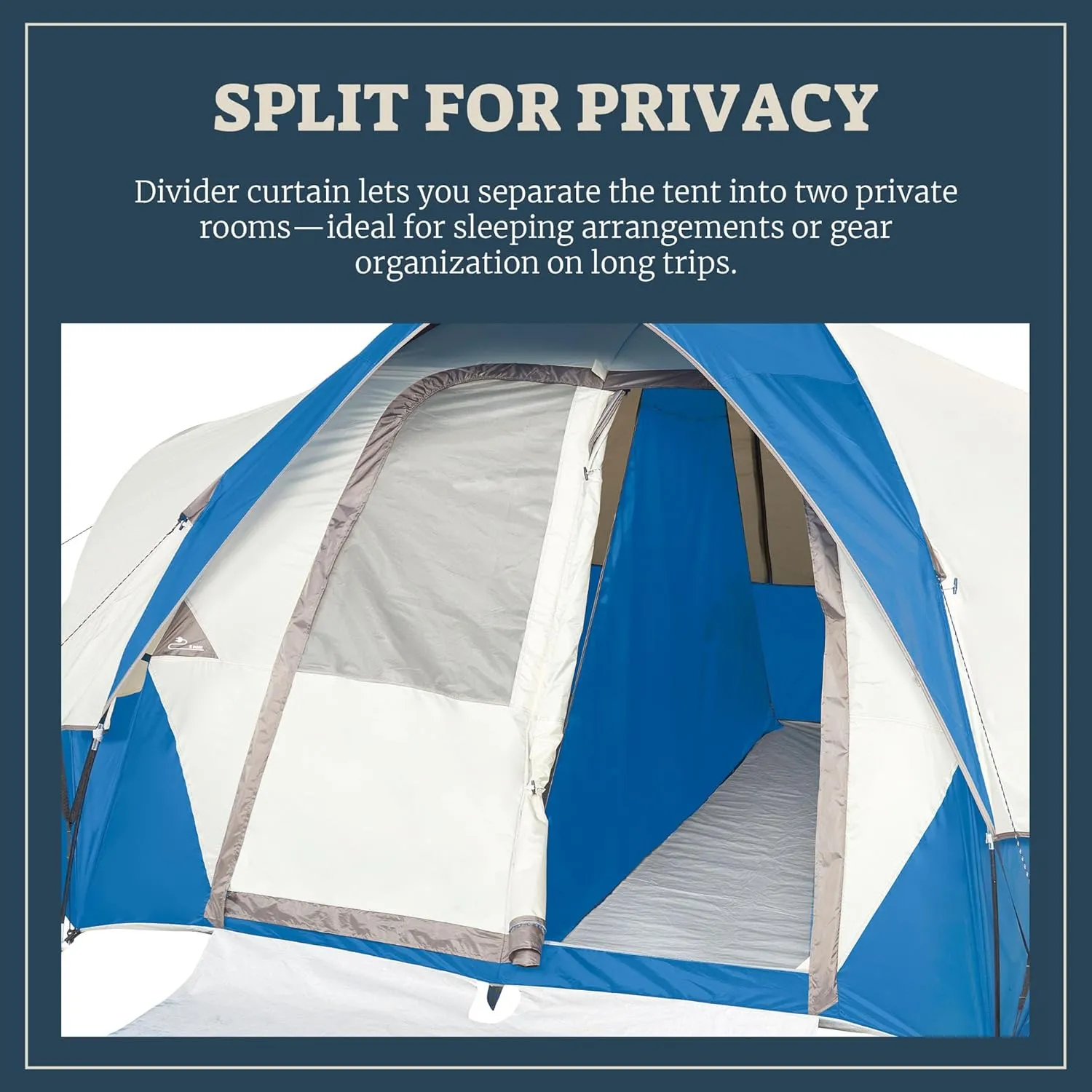 Modified Dome Camping Tent for Car Camping, Traveling, Festivals, and More