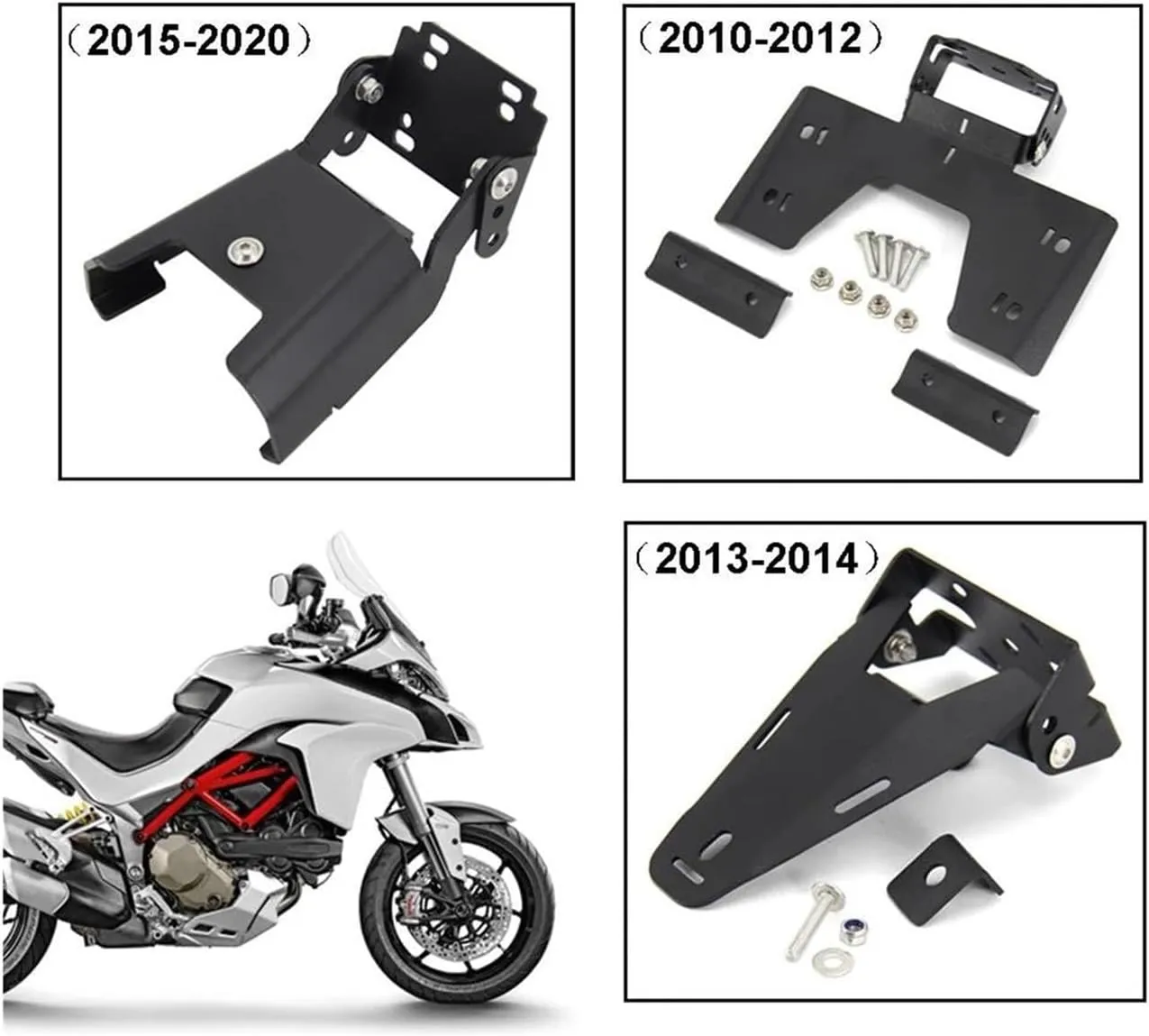 Motorcycle Phone Navigation Bracket for Ducati Multistrada1200 2010-2020 Motorcycle GPS Navigation Board Bracket(Bracket (2010-2012))