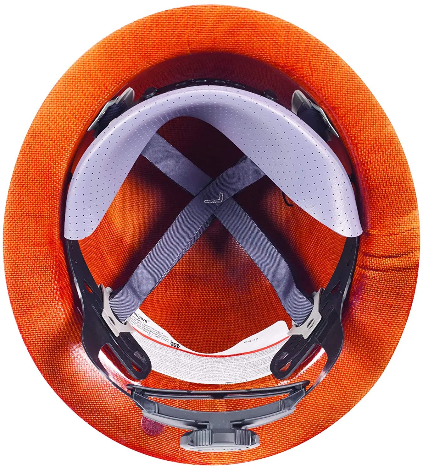 MSA 10126693 Fas-Trac III Replacement Suspension - 4-Point Attachment, Size: Large, Skullgard Helmet Accessory, Cap-Style Hard Hat Suspension, Adjustable Component, Replaceable & Durable Gear, BLACK