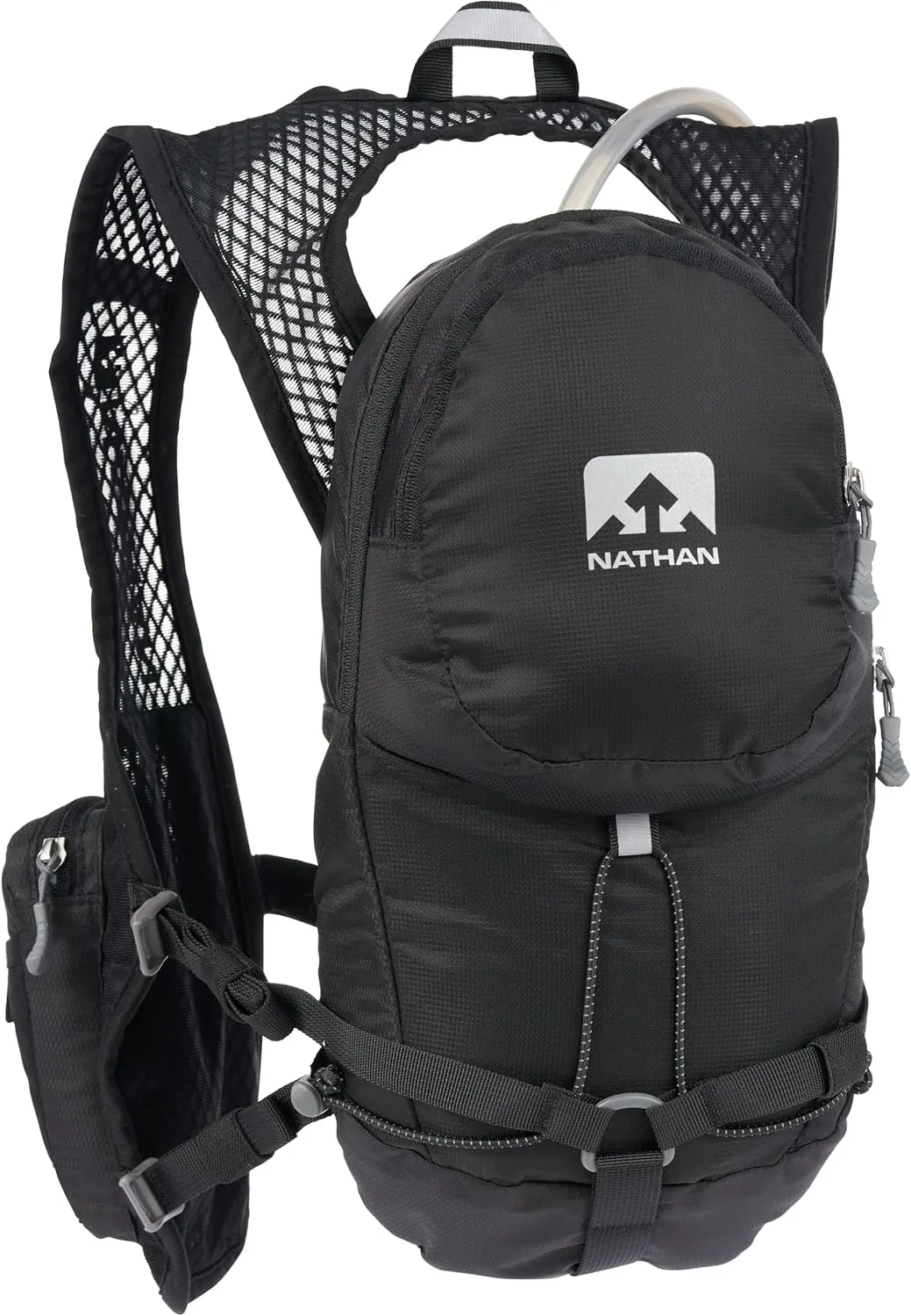 Nathan Hydration Vest with 2 Liter Bladder Included, Running Vest for Men and Women, Running Backpack w/ Smartphone Pocket, One Size Fits Most