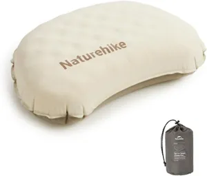 Naturehike Ultralight Inflatable Camping Pillow，Compact Washable Compressible Comfortable backpacking Pillows For Outdoor Travel Backpacking Beach Airplane Hammock (Standard-16.54 x 9.45 Inch)