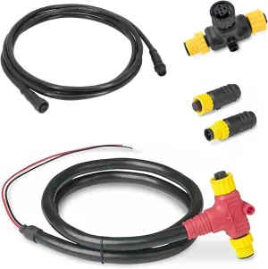 NMEA 2000 Starter Kits, 2K Network for Lowrance Simrad Garmin Device Backbone Cables Drop Cables Single Tees Kits Terminators Marine