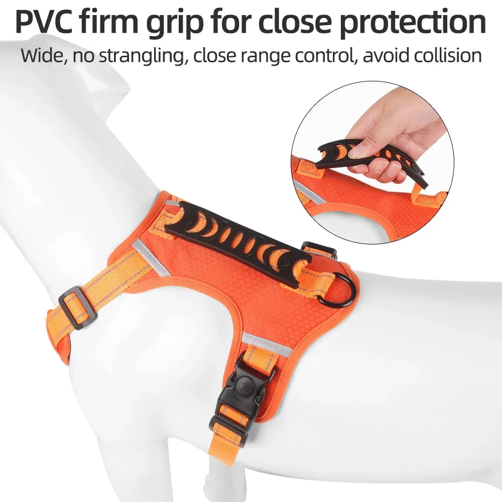 No Pull Large Dog Harness Adjustable Reflective Vest