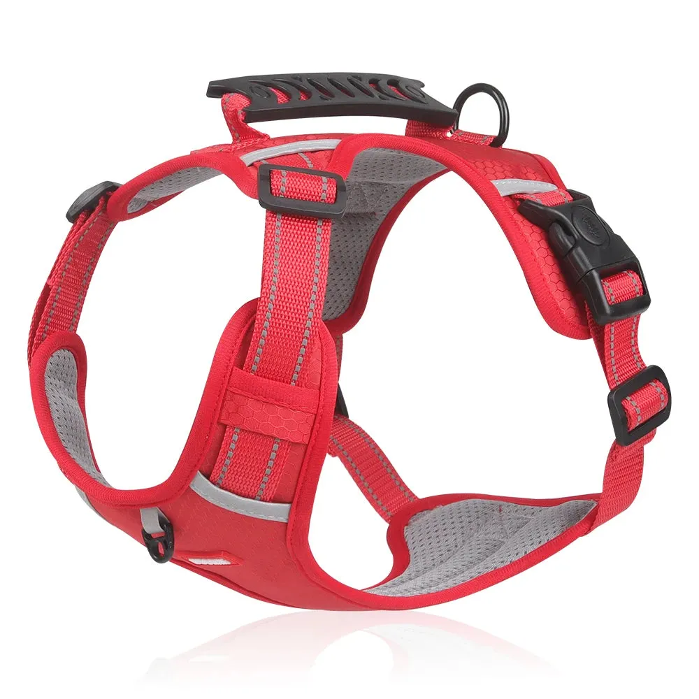 No Pull Large Dog Harness Adjustable Reflective Vest
