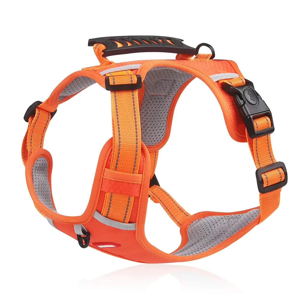 No Pull Large Dog Harness Adjustable Reflective Vest