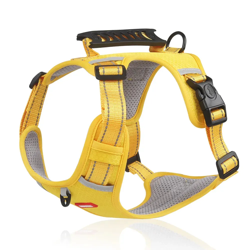 No Pull Large Dog Harness Adjustable Reflective Vest
