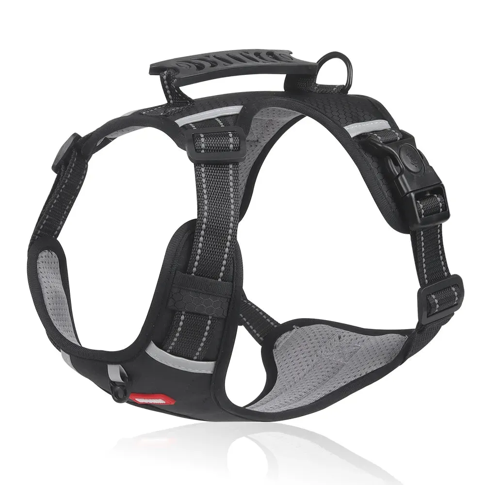 No Pull Large Dog Harness Adjustable Reflective Vest