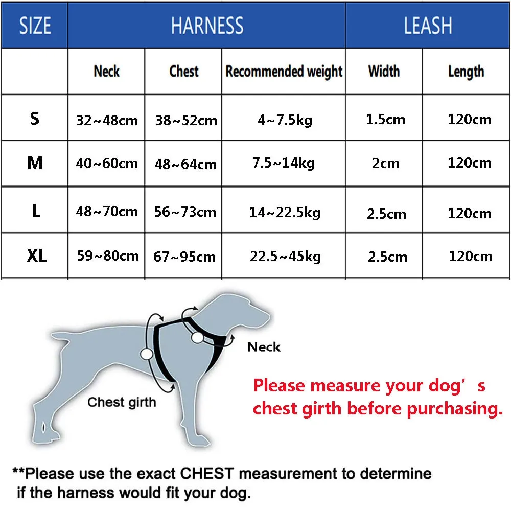 No Pull Reflective Breathable Harness