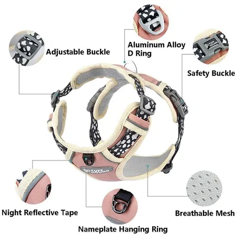No Pull Reflective Breathable Harness