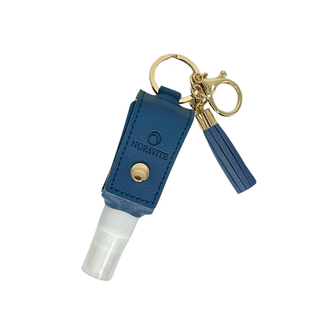 NORAVITE AgeDelay Multi-Vitamin Oil Keychain - Intensive Skin Tightening Oil & Moisturizer - Nourishes Protects & Rejuvenates - Antioxidant Serum w/Vitamin E, Omega 3,6,9 & Seaweed - 30ml