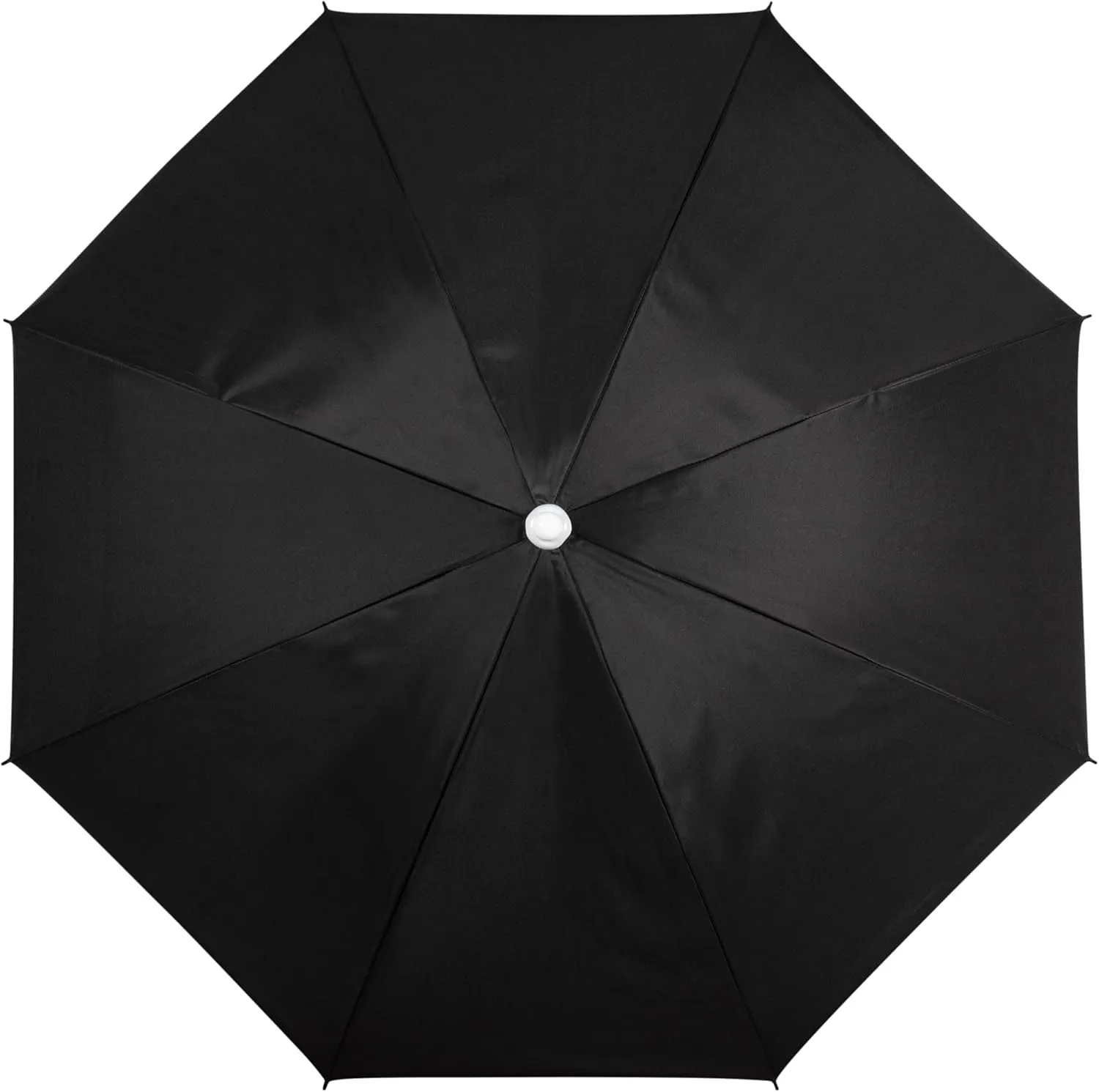 ONIVA - a Picnic Time Brand Outdoor Canopy Sunshade Beach Umbrella 5.5' - Small Patio Umbrella - Beach Chair Umbrella, (Black)