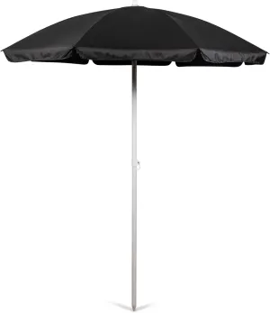ONIVA - a Picnic Time Brand Outdoor Canopy Sunshade Beach Umbrella 5.5' - Small Patio Umbrella - Beach Chair Umbrella, (Black)