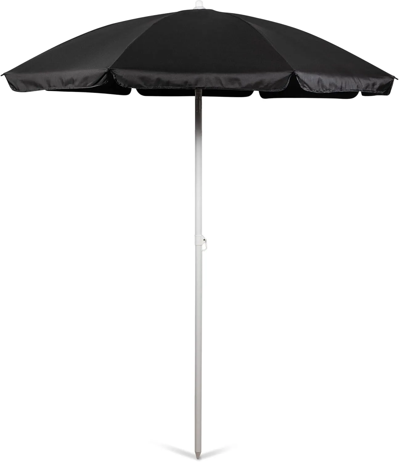 ONIVA - a Picnic Time Brand Outdoor Canopy Sunshade Beach Umbrella 5.5' - Small Patio Umbrella - Beach Chair Umbrella, (Black)